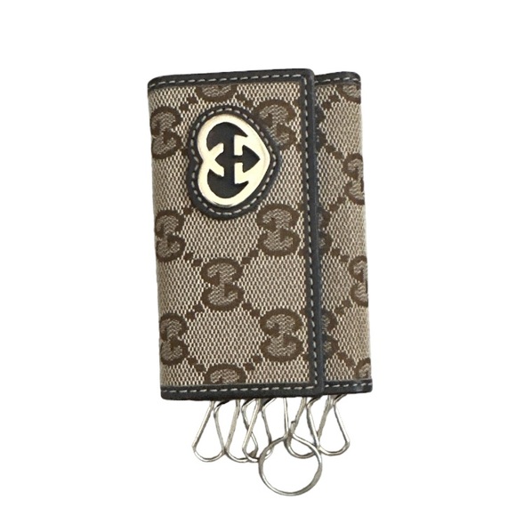 Gucci Monogram Lovely Heart Key Case - Picture 3 of 7